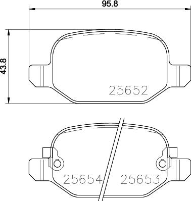 DON PCP1335 - Kit de plaquettes de frein, frein à disque cwaw.fr