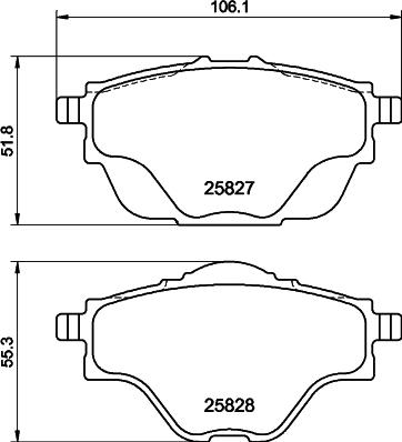 DON PCP1336 - Kit de plaquettes de frein, frein à disque cwaw.fr