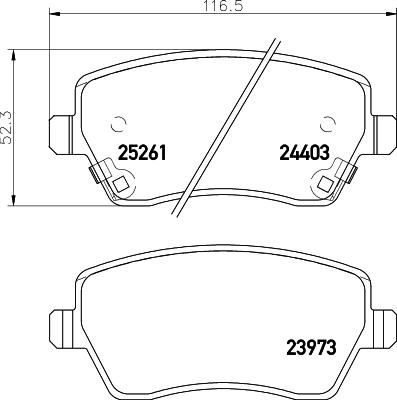 DON PCP1333 - Kit de plaquettes de frein, frein à disque cwaw.fr