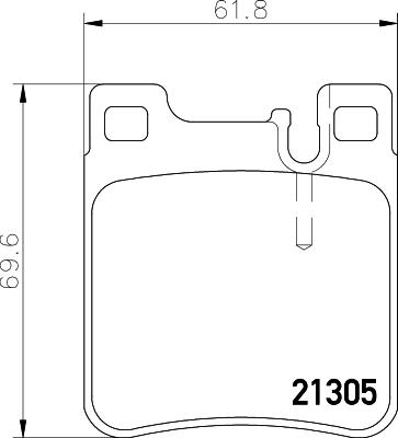 DON PCP1320 - Kit de plaquettes de frein, frein à disque cwaw.fr