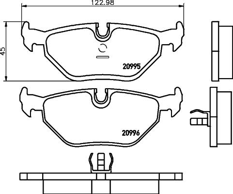 DON PCP1374 - Kit de plaquettes de frein, frein à disque cwaw.fr