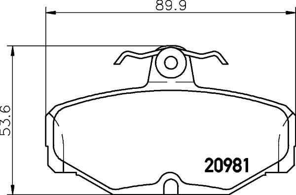 DON PCP1370 - Kit de plaquettes de frein, frein à disque cwaw.fr