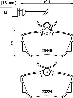 DON PCP1371 - Kit de plaquettes de frein, frein à disque cwaw.fr