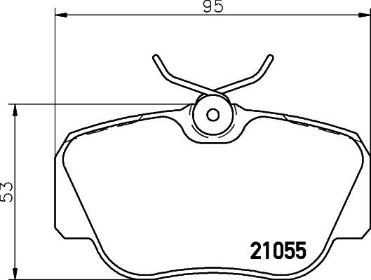 DON PCP1245 - Kit de plaquettes de frein, frein à disque cwaw.fr