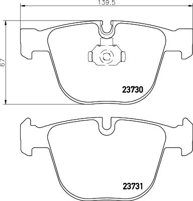 DON PCP1242 - Kit de plaquettes de frein, frein à disque cwaw.fr