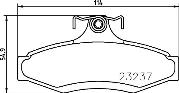 DON PCP1247 - Kit de plaquettes de frein, frein à disque cwaw.fr