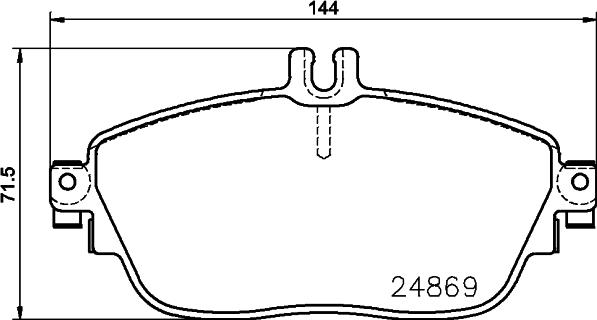 DON PCP1258 - Kit de plaquettes de frein, frein à disque cwaw.fr