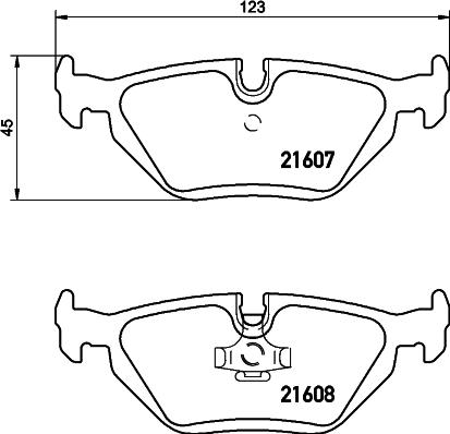 DON PCP1201 - Kit de plaquettes de frein, frein à disque cwaw.fr