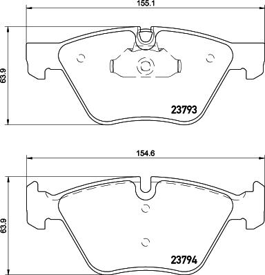 DON PCP1234 - Kit de plaquettes de frein, frein à disque cwaw.fr