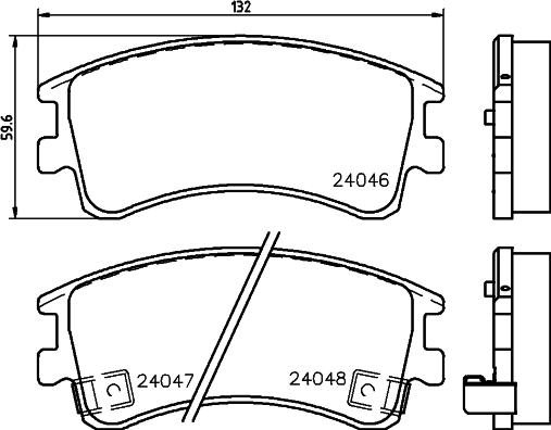 DON PCP1230 - Kit de plaquettes de frein, frein à disque cwaw.fr