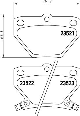 DON PCP1225 - Kit de plaquettes de frein, frein à disque cwaw.fr