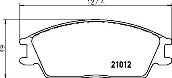 DON PCP1220 - Kit de plaquettes de frein, frein à disque cwaw.fr