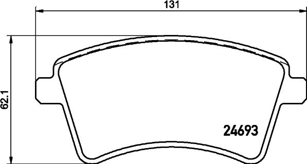 DON PCP1221 - Kit de plaquettes de frein, frein à disque cwaw.fr