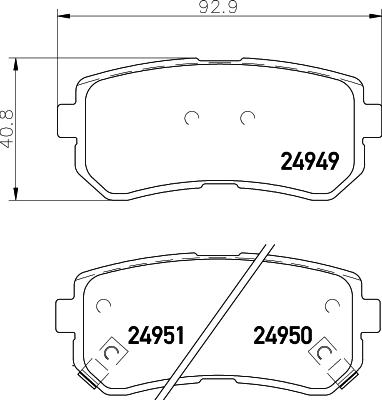 DON PCP1271 - Kit de plaquettes de frein, frein à disque cwaw.fr