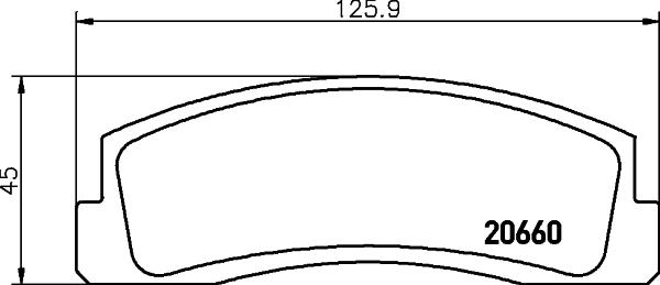 DON PCP1273 - Kit de plaquettes de frein, frein à disque cwaw.fr