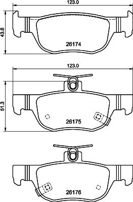 DON PCP1793 - Kit de plaquettes de frein, frein à disque cwaw.fr