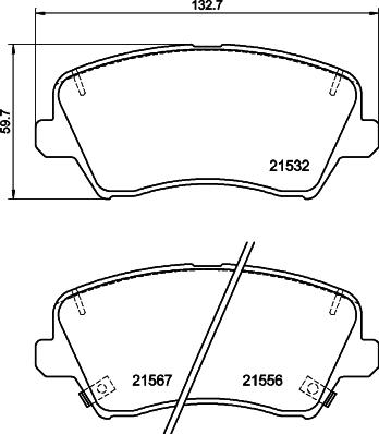 DON PCP1774 - Kit de plaquettes de frein, frein à disque cwaw.fr