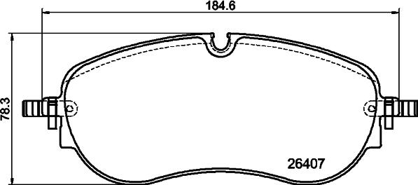 DON PCP2041 - Kit de plaquettes de frein, frein à disque cwaw.fr