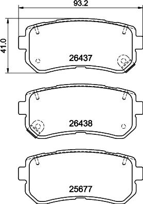 DON PCP2048 - Kit de plaquettes de frein, frein à disque cwaw.fr