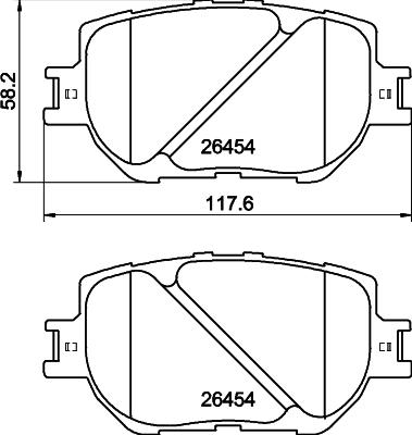 DON PCP2056 - Kit de plaquettes de frein, frein à disque cwaw.fr