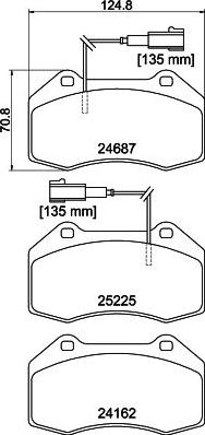 DON PCP2088 - Kit de plaquettes de frein, frein à disque cwaw.fr