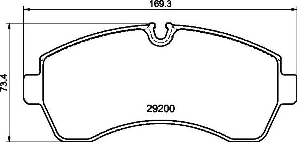 DON PCP2074 - Kit de plaquettes de frein, frein à disque cwaw.fr