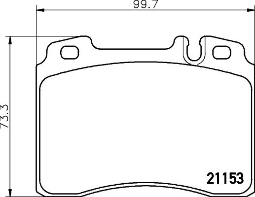 DON PCP2195 - Kit de plaquettes de frein, frein à disque cwaw.fr