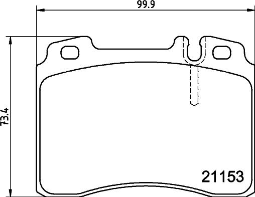 DON PCP2196 - Kit de plaquettes de frein, frein à disque cwaw.fr