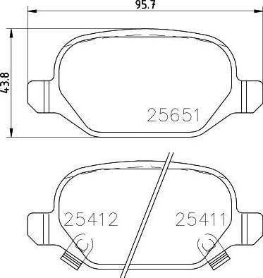 DON PCP2143 - Kit de plaquettes de frein, frein à disque cwaw.fr