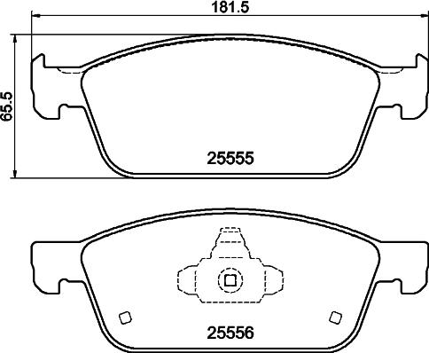 DON PCP2150 - Kit de plaquettes de frein, frein à disque cwaw.fr