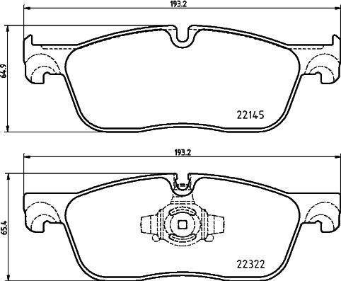 DON PCP2158 - Kit de plaquettes de frein, frein à disque cwaw.fr