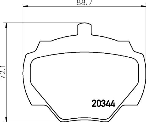 DON PCP2169 - Kit de plaquettes de frein, frein à disque cwaw.fr