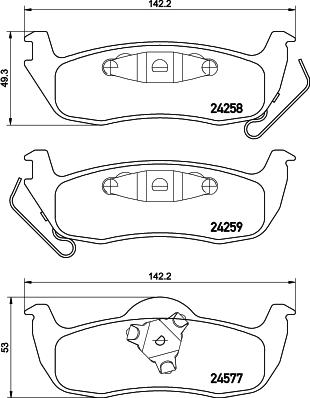 DON PCP2161 - Kit de plaquettes de frein, frein à disque cwaw.fr