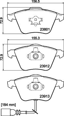 DON PCP2108 - Kit de plaquettes de frein, frein à disque cwaw.fr