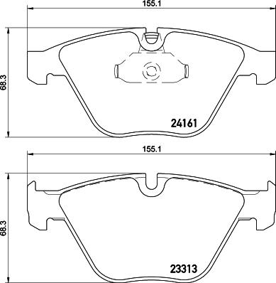 DON PCP2116 - Kit de plaquettes de frein, frein à disque cwaw.fr