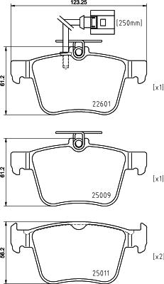 DON PCP2110 - Kit de plaquettes de frein, frein à disque cwaw.fr