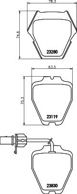 DON PCP2112 - Kit de plaquettes de frein, frein à disque cwaw.fr