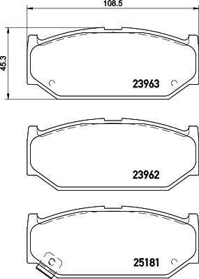 DON PCP2129 - Kit de plaquettes de frein, frein à disque cwaw.fr