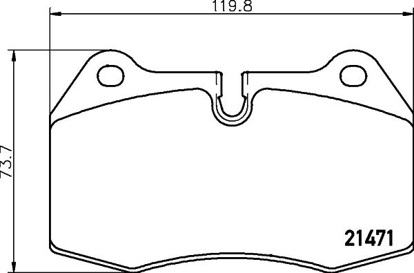 DON PCP2124 - Kit de plaquettes de frein, frein à disque cwaw.fr