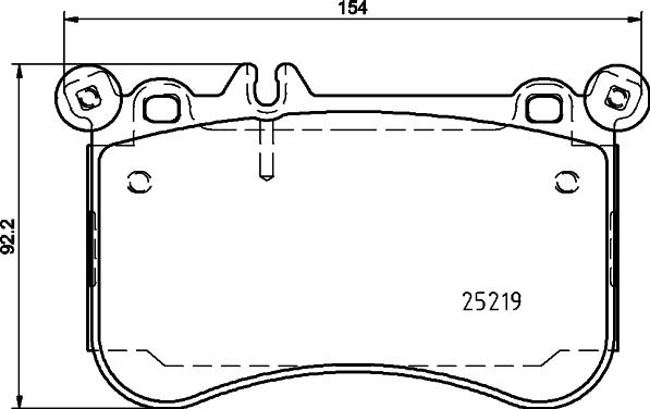 DON PCP2125 - Kit de plaquettes de frein, frein à disque cwaw.fr