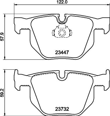 DON PCP2121 - Kit de plaquettes de frein, frein à disque cwaw.fr