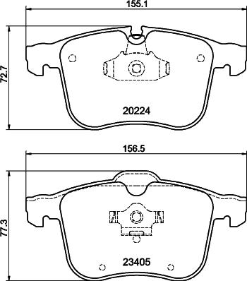 DON PCP2127 - Kit de plaquettes de frein, frein à disque cwaw.fr