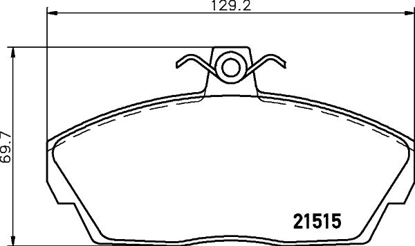 DON PCP2179 - Kit de plaquettes de frein, frein à disque cwaw.fr