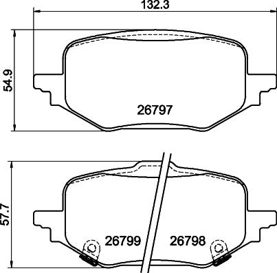 DON PCP2306 - Kit de plaquettes de frein, frein à disque cwaw.fr