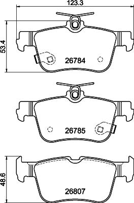 DON PCP2257 - Kit de plaquettes de frein, frein à disque cwaw.fr