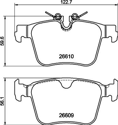 DON PCP2267 - Kit de plaquettes de frein, frein à disque cwaw.fr