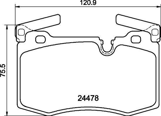 DON PCP2216 - Kit de plaquettes de frein, frein à disque cwaw.fr