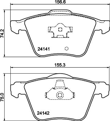 DON PCP2234 - Kit de plaquettes de frein, frein à disque cwaw.fr