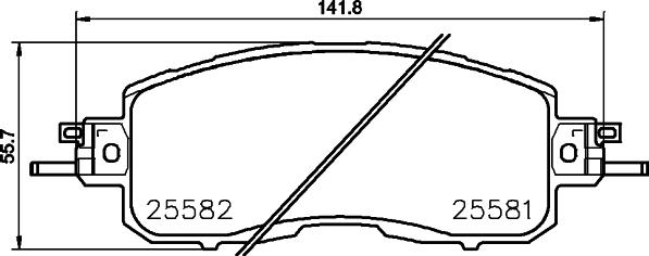 DON PCP2221 - Kit de plaquettes de frein, frein à disque cwaw.fr