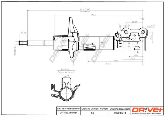 Dr!ve+ DP1610.10.0064 - Amortisseur cwaw.fr